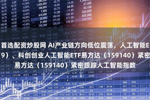 首选配资炒股网 AI产业链方向低位震荡，人工智能ETF易方达（159819）、科创创业人工智能ETF易方达（159140）紧密跟踪人工智能指数